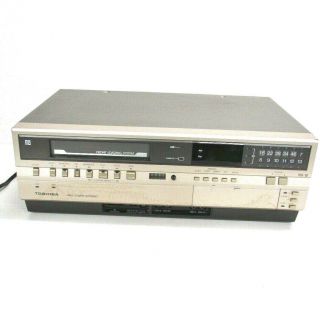 Vintage Toshiba Video Cassette Recorder (vcr) Betamax,  Beta Ii/iii,  V - 9200t