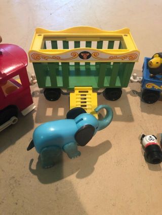 Vintage Fisher Price Little People Play Family Circus Train 3 - Car 991 COMPLETE 3