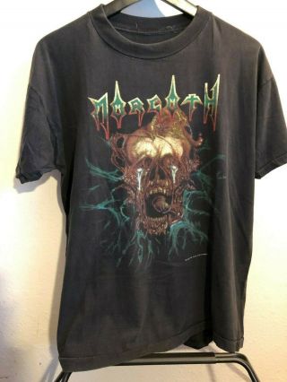 Morgoth 1990 Tour Shirt Orig Vtg Vintage Obituary Dismember Entombed Incantation