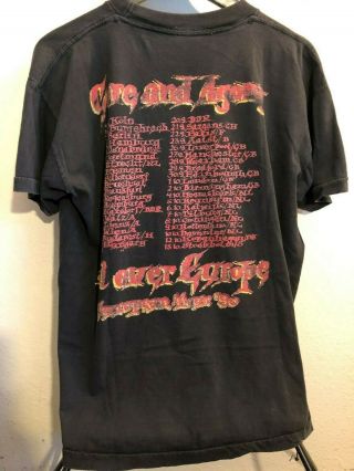 Morgoth 1990 tour shirt orig vtg vintage Obituary Dismember Entombed Incantation 2