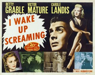 Rare 16mm Feature: I Wake Up Screaming (betty Grable / Victor Mature) Film Noir
