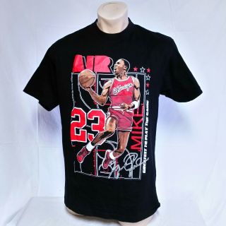 Vtg Michael Air Jordan T Shirt 90s Tee Chicago Bulls Rookie Nba Hip Hop Large