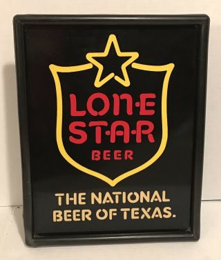 Vintage Lone Star Beer Neo Neon Lighted Sign 1984 Pub Bar Man Cave