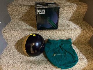 Rare Brunswick Quantum Helix 16lb Rh Bowling Ball W/ Pouch And Box