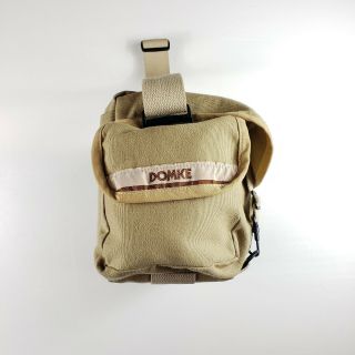 Vintage Domke F - 2 Camera Shoulder Bag Tan Brown Canvas USA Made GUC 4