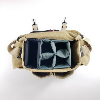 Vintage Domke F - 2 Camera Shoulder Bag Tan Brown Canvas USA Made GUC 8