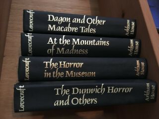 H.  P.  Lovecraft - Classic Arkham House Editions Rare 4 Volume Set