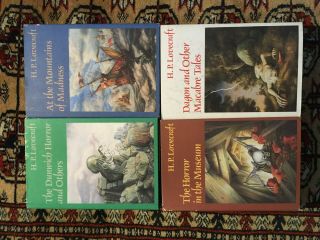 H.  P.  LOVECRAFT - Classic ARKHAM HOUSE editions RARE 4 volume set 2