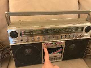 Panasonic RX - 5250LS 80S AM FM Stereo Cassette Boombox Rare DIAL LIGHT MODEL 8
