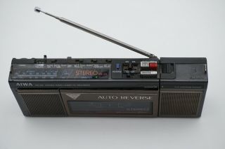 Vintage RARE AIWA FM/AM Stereo Radio Cassette Recorder HS - J11 3
