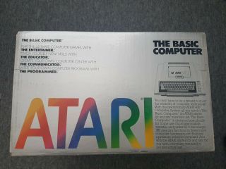 ATARI 400 The Basic Computer Complete Box,  Manuals,  Power Chord Rare 2