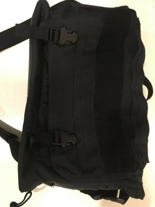 Triple Aught Design Messenger Bag Rare Dispatch Bag Laptop Compartment Black