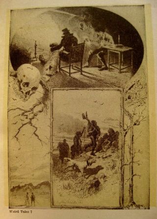 Edgar Allan Poe WEIRD TALES 1895 HORROR Gothic MACABRE Fantasy ILLUSTRATED Rare 12