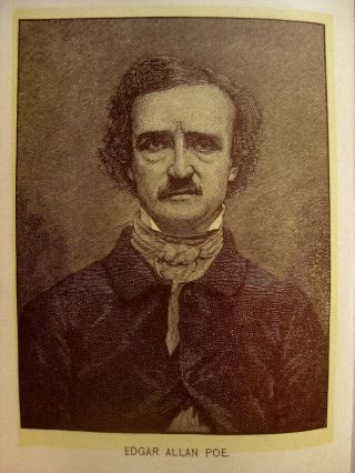 Edgar Allan Poe WEIRD TALES 1895 HORROR Gothic MACABRE Fantasy ILLUSTRATED Rare 3