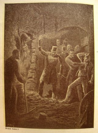 Edgar Allan Poe WEIRD TALES 1895 HORROR Gothic MACABRE Fantasy ILLUSTRATED Rare 6