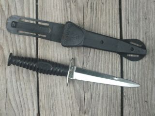 Scubapro Vintage Dive Knife Dagger With Sheath 1970 