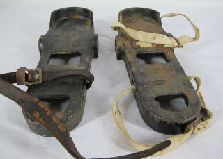 Antique Cast Iron Diving Deep Sea Scuba Divers Boot Shoe Weights Exercise Yqz