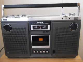 Sony Cf - 570 Portable Heavy Fm - Am - Cassette Player / & Great / Rare