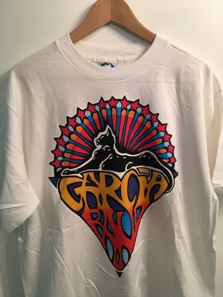 Vintage Liquid Blue Jerry Garcia Band 1991 White T - Shirt Single Stitched Size Xl