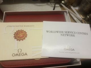 VINTAGE WRISTWATCH WATCH BOX GENTS OMEGA WORLD SERVICE ORGANIZATION 8