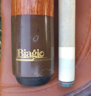 Vintage Biagio 2 Piece Pool Cue