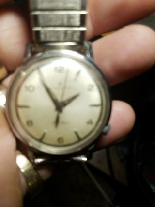 Vintage Hamilton Electric Stainless Steel Mens Wrist Watch