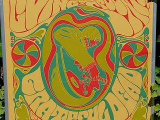 Ultra Rare Grateful Dead Lovin ' Spoonful Golden Gate Park July 27th 1969 Poster 3