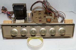 Vintage Motorola 3 Channel Tube Power Amplifier And Preamp Hs - 961b Hs - 960a