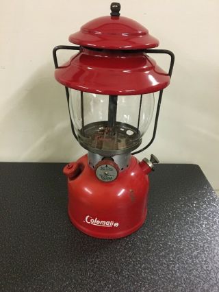 Vintage Coleman 200a Single Mantle Lantern 5/64