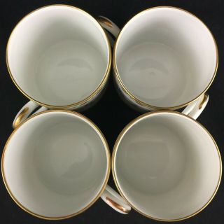 4 VTG Demitasse Cups and Saucers Ceralene Vieux Chine A.  Raynaud Limoges France 5