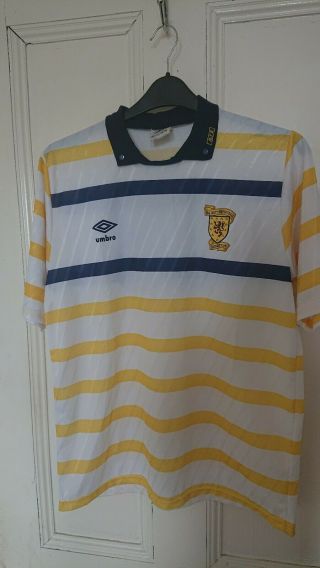 Scotland National Team 1988/1990 Away Football Shirt Jersey Vintage Umbro