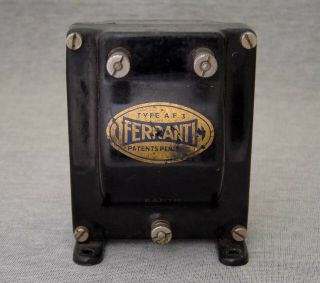 Vintage Ferranti Af3 Hollinwood 5:1 Audio Transformer,  England