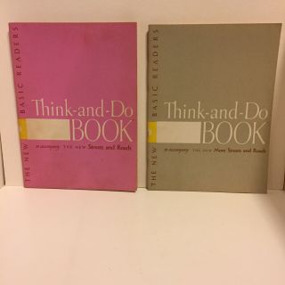 Think - And - Do Workbooks,  11 vintage 1950’s - 60’s unworked,  Scott,  Foresman & Co. 6