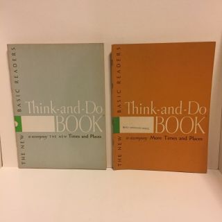 Think - And - Do Workbooks,  11 vintage 1950’s - 60’s unworked,  Scott,  Foresman & Co. 8
