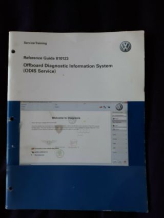 Rare 2012 Edition Odis Vw Audi Bently Lamborghini Training Self Study Vw Ssp