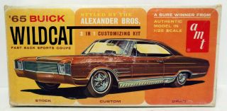 Vintage Amt 1965 Buick Wildcat Fast Back Sports Coupe Kit