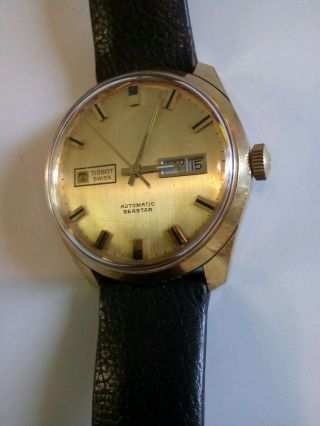 Vintage Tissot Seastar Automatic Mens Watch