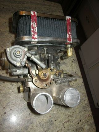 Vintage Weber Carburetor With Manifold Vw Dune Buggy