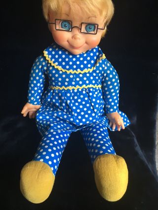 Vintage Mrs.  Beasley Doll 1967 By Mattel,  Glasses