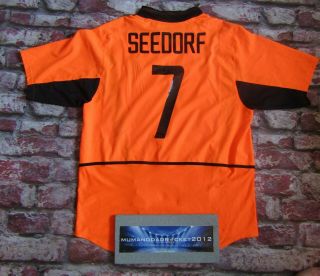 Holland Home Large Mens Football Shirt Clarence Seedorf Jersey Vintage Soccer