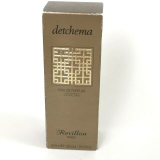 Detchema Revillon Paris Eau De Parfum Spray E 100 Ml 3 1/3 Oz Vintage Bottle