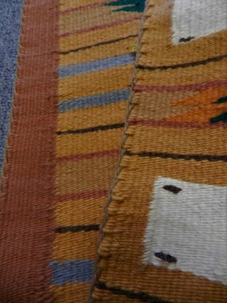 VINTAGE HAND WOVEN WOOL NAVAJO YEI RUG,  YEI BE CHAI RUG,  EX COND,  ONE - OWNER,  c1980 4