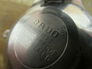 Vintage Rado Voyager Automatic Swiss Made Mens Watch.  Day & Date Display 3