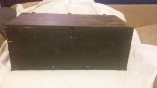 Vintage Bern Kane Military Trunk Foot Locker With Tray Wood Box Crate Storage