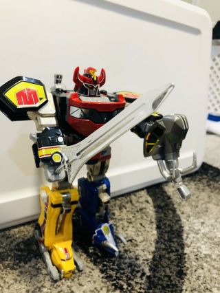 RARE 2015 Mighty Morphin Power Rangers Legacy Megazord DieCast Complete 3