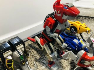 RARE 2015 Mighty Morphin Power Rangers Legacy Megazord DieCast Complete 7