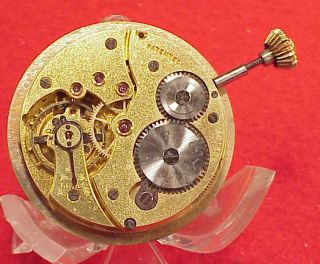 Vintage Cyma Tavannes Pocket Watch Movement 41mm Dial 38mm Movement Hunting