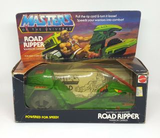 Motu Vintage Road Ripper Vehicle Complete W/ Box Masters Of The Universe 1984