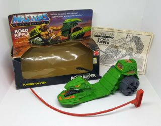 MOTU Vintage ROAD RIPPER Vehicle Complete w/ Box Masters of the Universe 1984 2