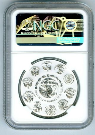 2018 MEXICO SILVER ONZA LIBERTAD NGC PL70 REVERSE PROOF FIRST RELEASES RARE 2